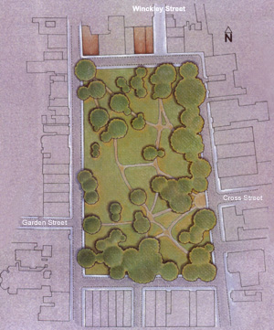 Plan of Winckley Square, Butler Street