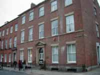 Number 4 Winckley Square. This was the second house to be built in the Square and was the home of Mr Nicholas Grimshaw